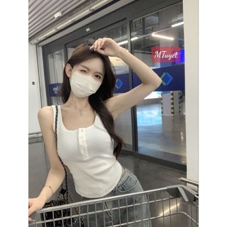 Áo ba lỗ khuy hàng QC