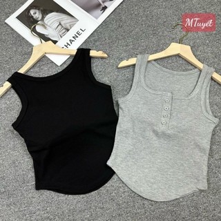 Áo ba lỗ khuy hàng QC