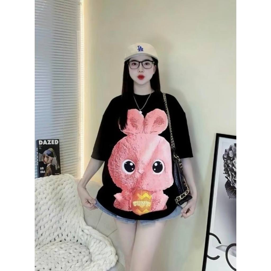 Áo phông nữ thỏ to freesize