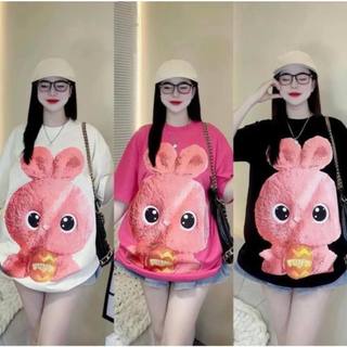 Áo phông nữ thỏ to freesize