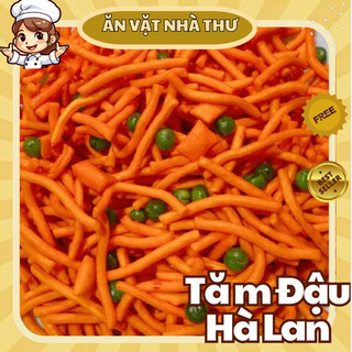 Bim bim tăm đậu hà lan, bim bim tăm đậu sấy siêu ngon