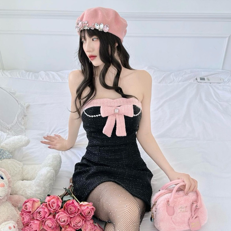 Đầm tiểu thư dự tiệc theseven.december thanh lý