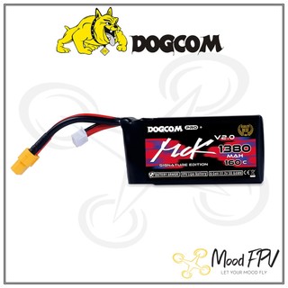 Pin dogcom 1380mah 160c 6s 22.2v mck v2 edition