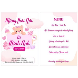 Thực đơn - Menu tiệc