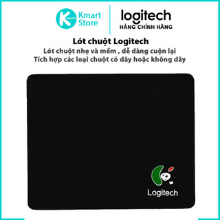 Lót chuột Logitech | Kích thước 24*20 cm / 22*18 cm | Phù hợp các loại chuột có dây , không dây | Nhỏ gọn tiện lợi