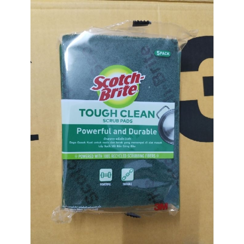[Gói 5 miếng KHÔNG MÚT] Cước rửa chén siêu sạch 3x Scotch Brite 3M