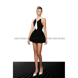 1994 STORE | Đầm thiết kế cổ yếm phối cavat cá tính - Nina Dress