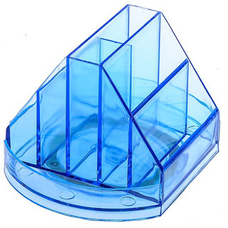Ống cắm bút mica xoay 360 độ xukiva 174 - kệ bút xoay để bàn xukiva 174