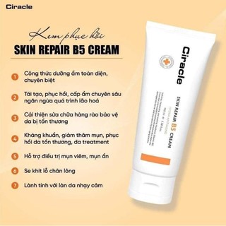 Kem dưỡng Phục hồi B5 Ciracle 100ml