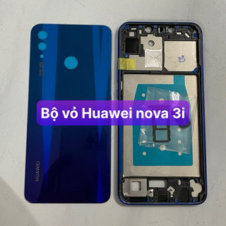 bộ vỏ huawei nova 3i ,kèm khay sim,phím,kính camera