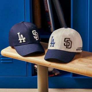 [Chính hãng] Mũ/Nón lưỡi trai MLB 2024 logo LA SD, 3ACPDU04N, form mềm, unisex, có khuy điều chỉnh, no tag, bao check