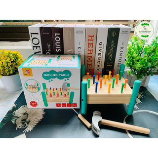❤️🥰Đồ chơi đóng đinh búa gỗ Autismshop