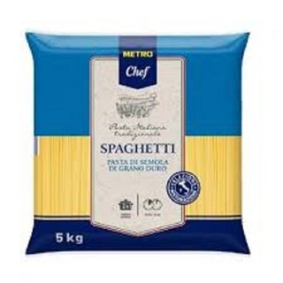 Mì ý spaghetti sợi dẹt metro chef túi 5 kg nhập khẩu italia