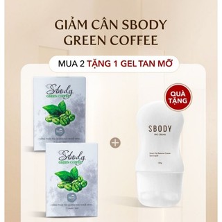 Combo 1 cà phê giảm cân sbody green coffee