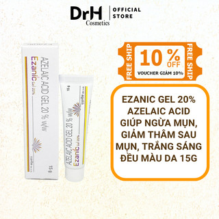 Kem giảm mụn, ngừa thâm Ezanic và Gel Ezanic 20% 15g Chính Hãng