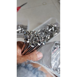 Ốc 6li đầu trụ Salaya inox 304 gắn lốc máy và nhiều vị trí trên xe