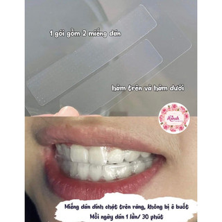 MIẾNG DÁN TRẮNG RĂNG CREST 3D - LẺ 1 MIẾNG