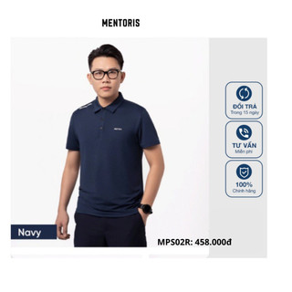 Áo polo nam Mentoris MPS202R chất liệu coolmax siêu mát với ngàn lỗ khí kiểu dáng trẻ trung lịch lãm