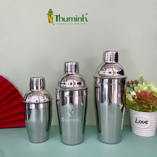 Bình Lắc Shaker Pha Chế 100% Inox (350ml-550ml-750ml)