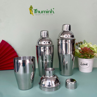 Bình Lắc Shaker Pha Chế 100% Inox (350ml-550ml-750ml)