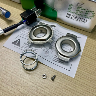 Đèn pha Led 2 Tim chân M5 , H4 Siêu Sáng Cao cấp - phù hợp nhiều dòng xe