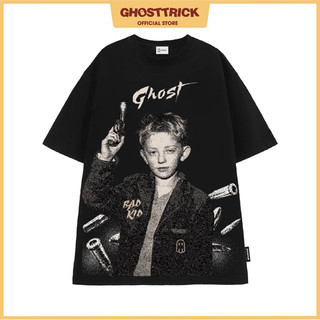 Áo thun local brand ghost trick badkid màu đen vải dày 250gsm - hàng chính hãng