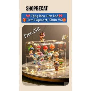 Tủ Hộp Mica Trong Suốt 3 Tầng Trưng Bày Bảo Quản Đồ Chơi Mô Hình , Mỹ Phẩm, Nước Hoa