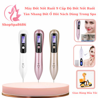 Máy đốt nốt ruồi 9 cấp độ | tặng kèm vỉ kim đốt nốt ruồi . dùng trong spa thẩm mỹ.