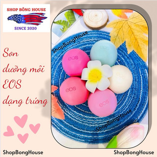 [BILL MỸ] SON TRỨNG DƯỠNG MÔI EOS 7G 100% NATURAL ORGANIC