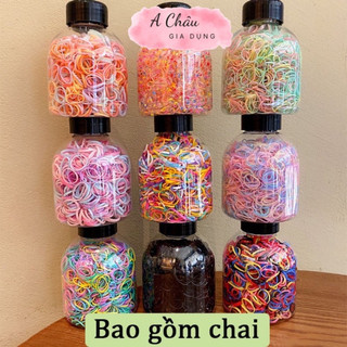 Set 1000 dây thun cột tóc nhiều màu