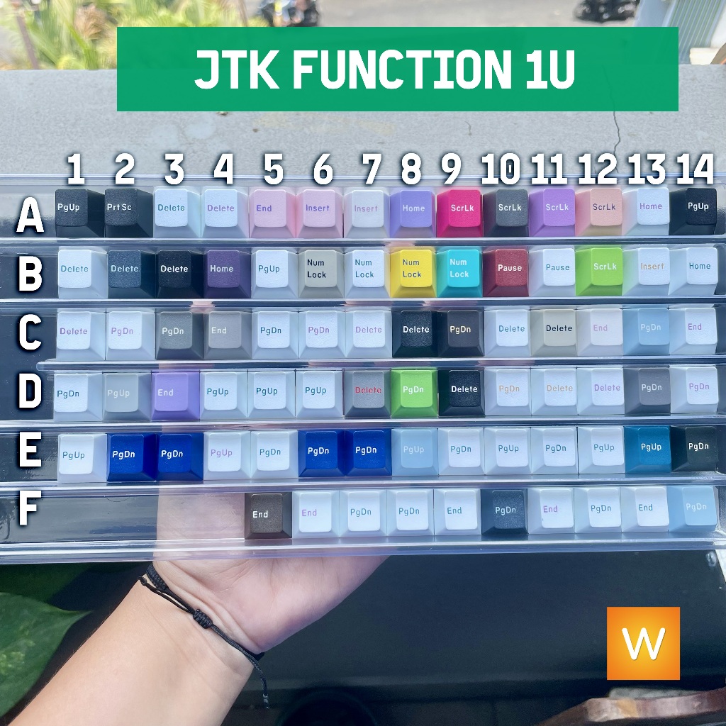 JTK Keycap Nút Function 1u - Nút lẻ bàn phím cơ - JTK Grab