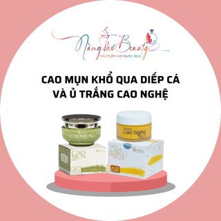 Kem Sica White Cao Mụn Khổ Qua Diếp Cá 15G Và Mặt Nạ Ủ Trắng Cao Nghệ 50G