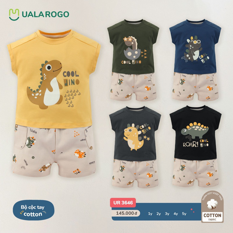 [Uala rogo xả] Bộ cộc tay