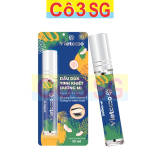 Mascara dầu dừa nguyên chất ép lạnh Vietcoco dưỡng dài và dày mi 10ml - Co3sg