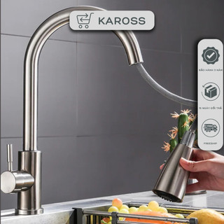 Vòi rút rửa chén, bát inox sus 304