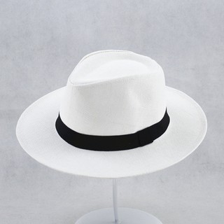 Mũ cói nam Fedora cao cấp vành thẳng