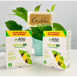 Detox BIO thải độc cơ thể Arkopharma Ultra Concentre - nội địa Pháp