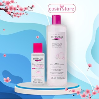 Nước Tẩy Trang Byphasse by phasse 500ml 100ml Solution Micerallaire Face Tây Ban Nha Cho Mọi Loại Da shop Cosin Store