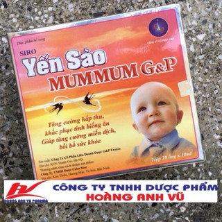 Siro yến sào mum mum g&p-yến sào mummum g&p-siro yến sào ăn ngon tiêu hoá khoẻ giúp bé ngon miệng, tiếu hoá tốt