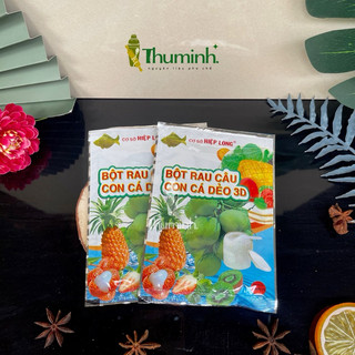 Bột Rau Câu Con Cá Dẻo Hiệp Long (Hộp 12 gói)