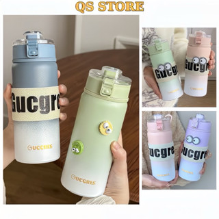 Bình Giữ Nhiệt Inox Cao Cấp Ly Giữ Nhiệt Inox 550ML Dễ Thương Đi Học Đi Chơi COC19