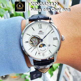 Đồng Hồ Cơ Nam Tự Động Automatic Mặt Tròn Size 40mm Dây Da Máy Nhật Số La Mã Chống Nước Cao Cấp Mới
