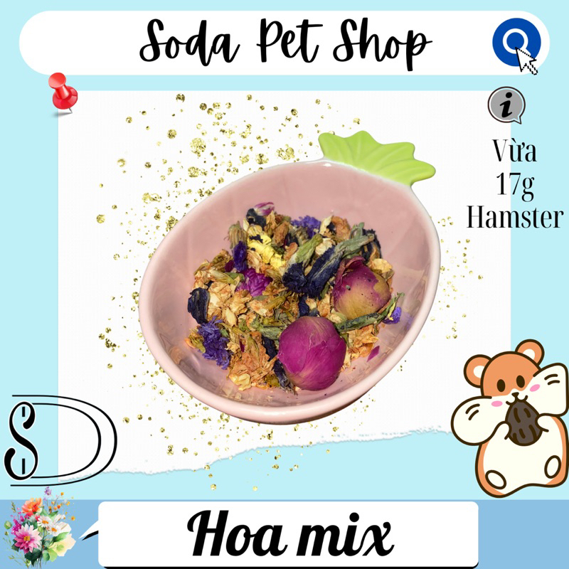 Hoa Mix Cho Hamster