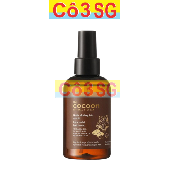 Nước xịt dưỡng tóc SACHI 140ml Cocoon - Co3sg.