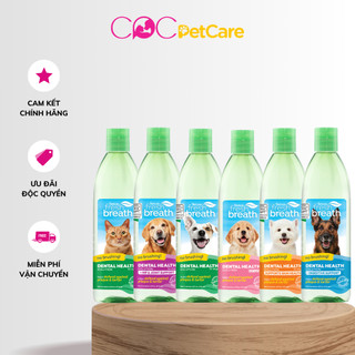 Nước vệ sinh răng miệng bổ sung chức năng cho Chó/ Mèo TropiClean Fresh Breath Oral Care Water Additive 473ml