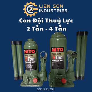 Con đội thủy lực 2 tấn, kích thủy lực 4 tấn Hito 2 tấn 4 tấn