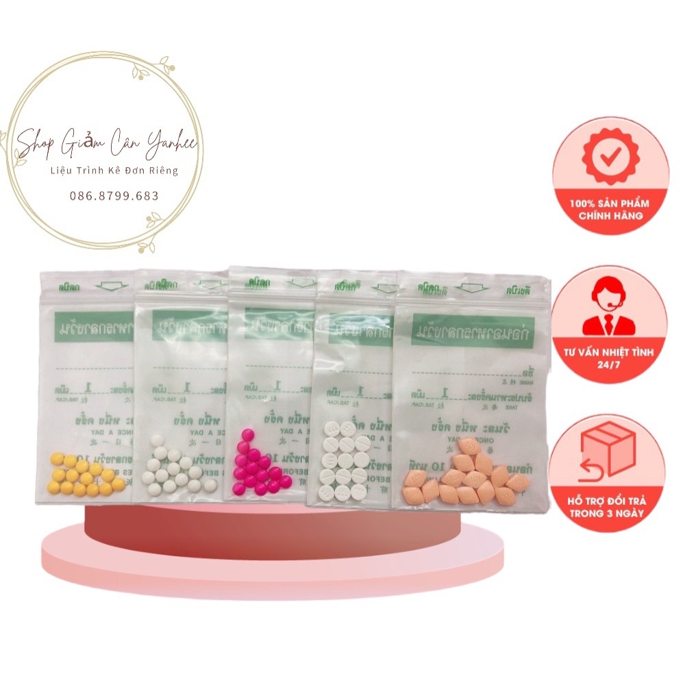 Giảm cân Yanhee Thái Lan, Viên uống detox thải mỡ bụng - nhuận tràng Thái Lan