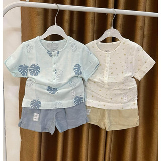 Hrnee bộ quần áo cộc tay cho bé 6m đến 4y