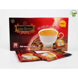 Combo Cà phê hòa tan 3IN1 King Coffee ( 1 Hộp 20 gói + 1 Túi 45 gói )