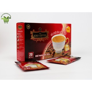 Combo Cà phê hòa tan 3IN1 King Coffee ( 1 Hộp 20 gói + 1 Túi 45 gói )